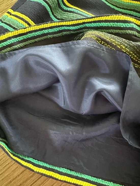 Vineyard Vines Navy Dress with Teal and Yellow Stripes - Picture 7 of 8